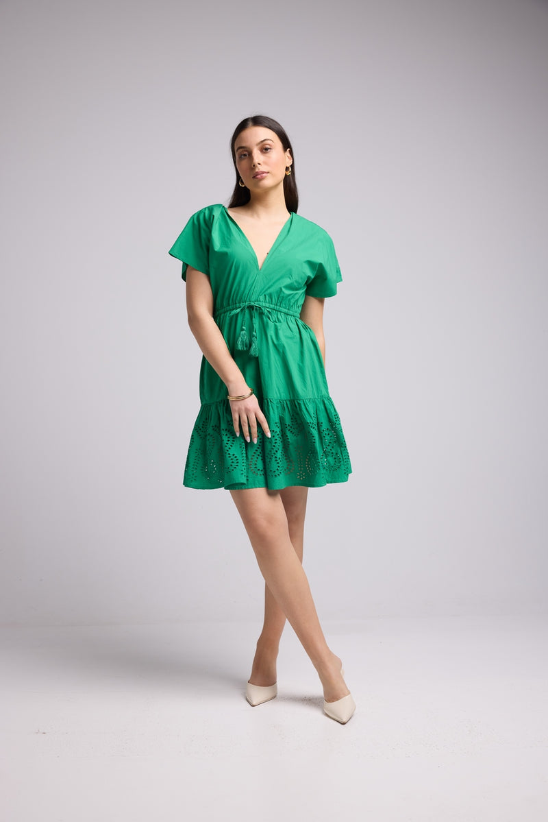 Robe Courte - Candice - Vert