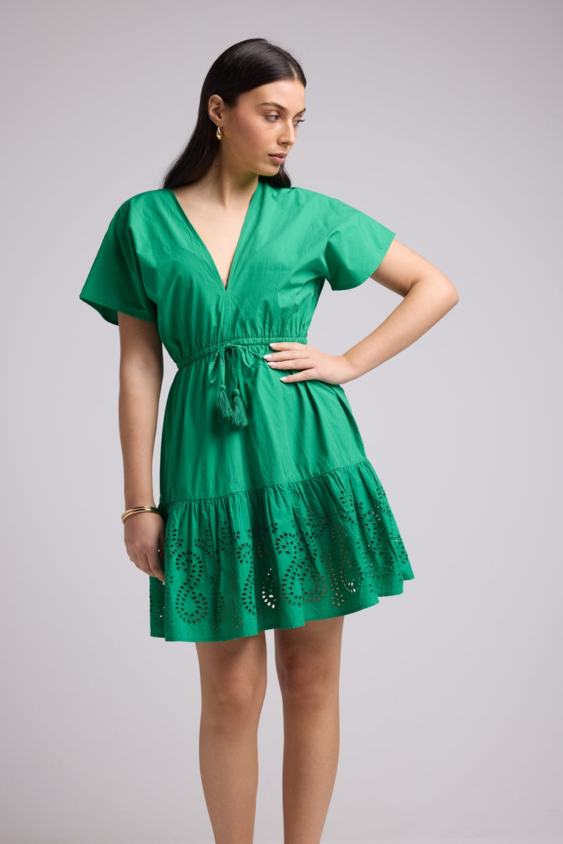 Robe Courte - Candice - Vert