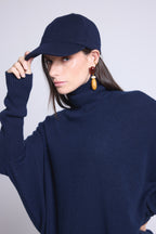 Keps Capwpure – Marinblå – Unisex – Kashmir och ull