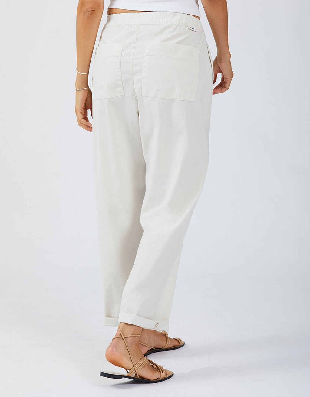 Parachute Capri Trousers - Cloudy Grey - Women