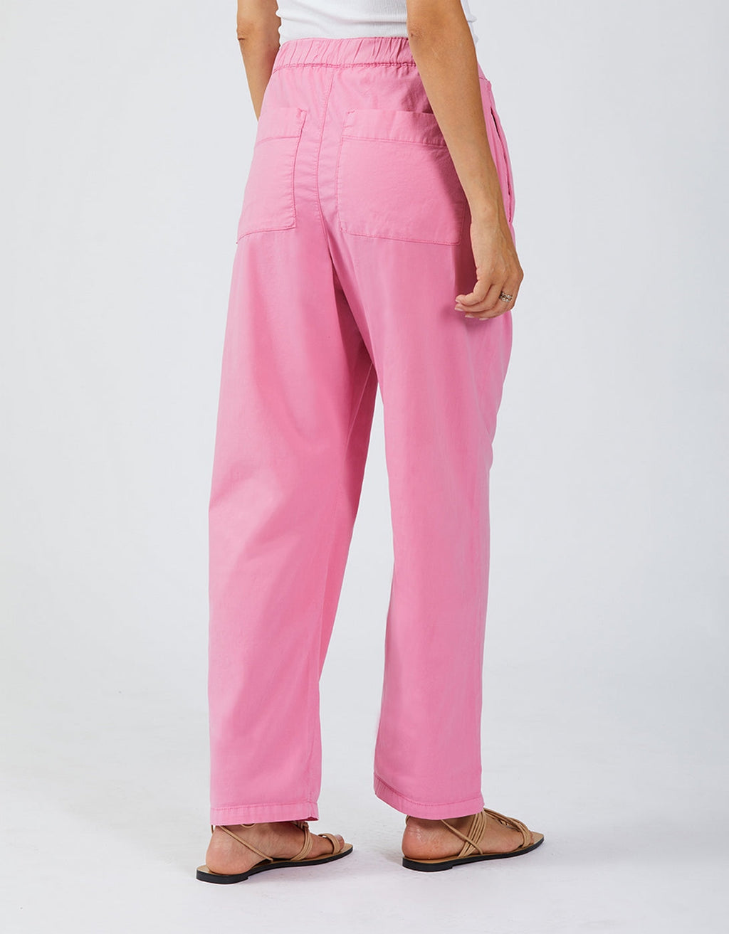 Parachute Capri Pants - Pink Block - Women's