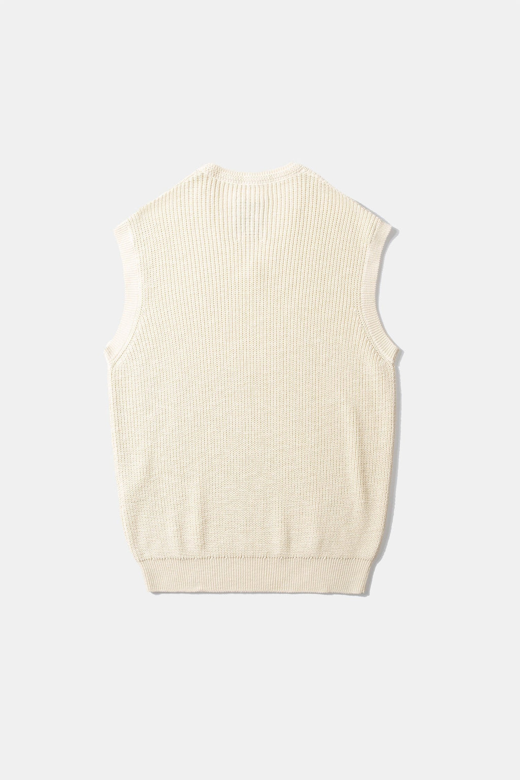 Ärmellose Strickweste Captain Beige