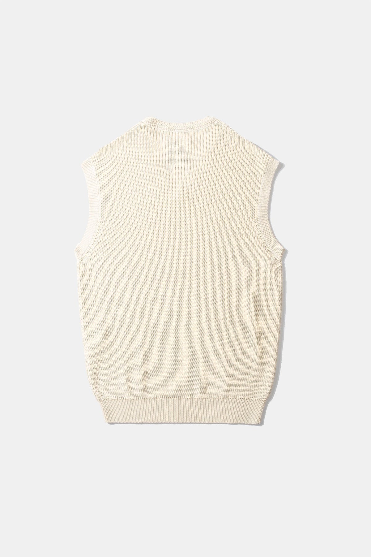 Ärmellose Strickweste Captain Beige