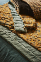 Ajrak - Couvre-Pied - Velours De Coton