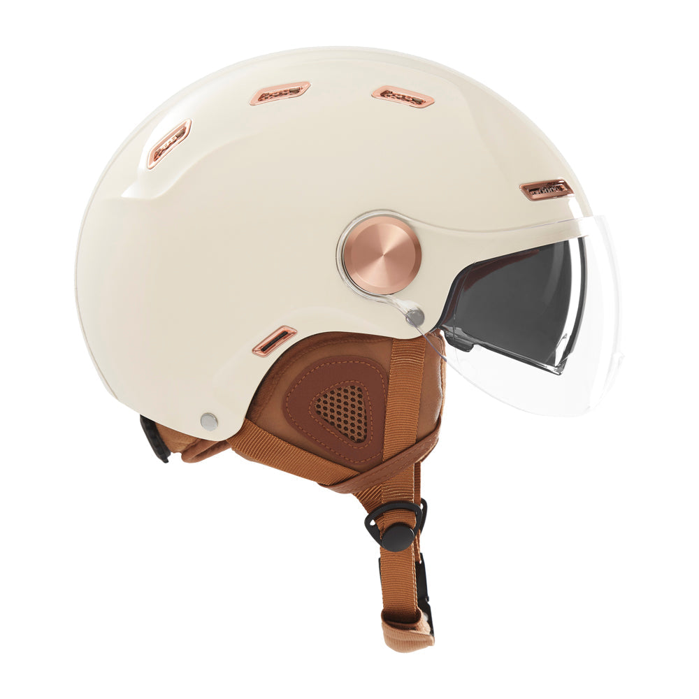 Exklusiv Casque Velo E-Bike2 - Creme