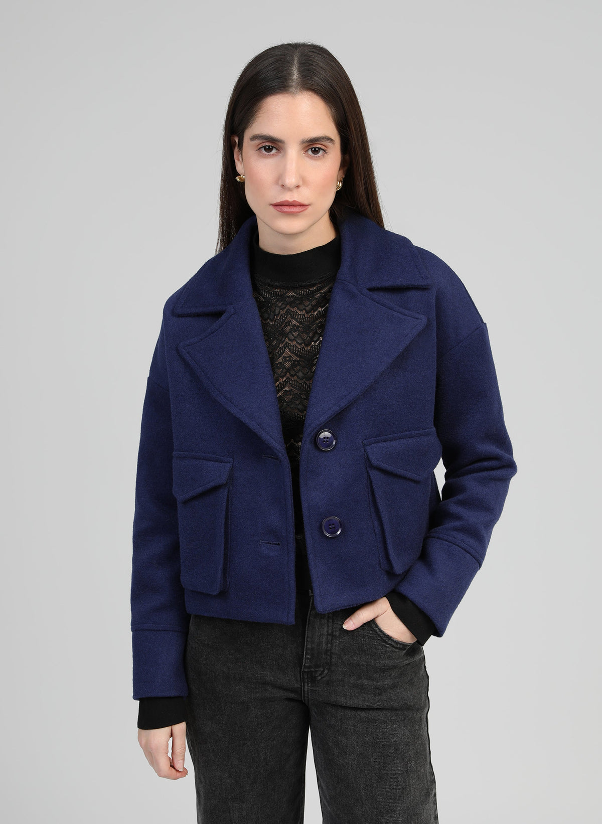 Veste Cassandra Bleu