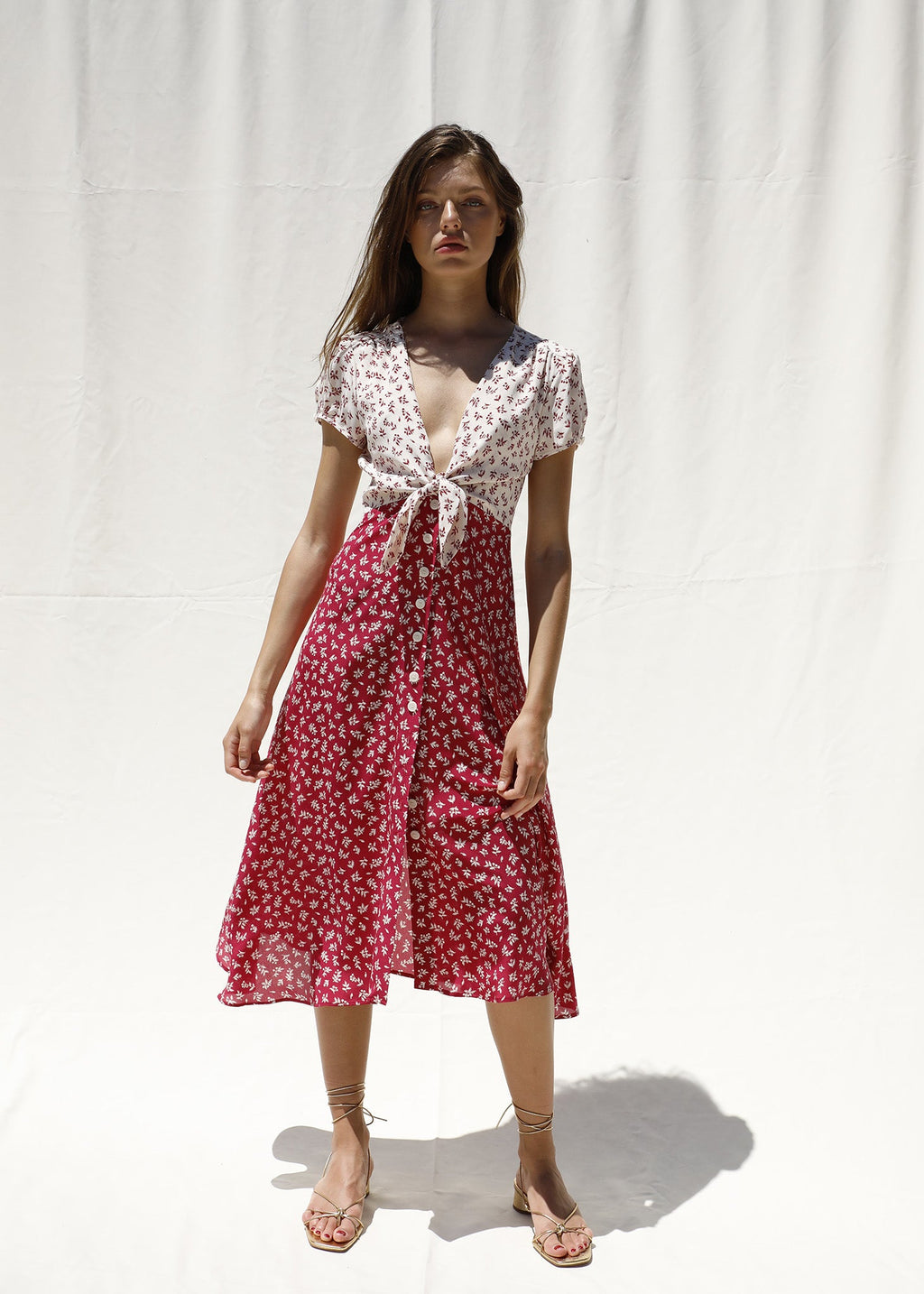 Vestido Françoise Fucsia