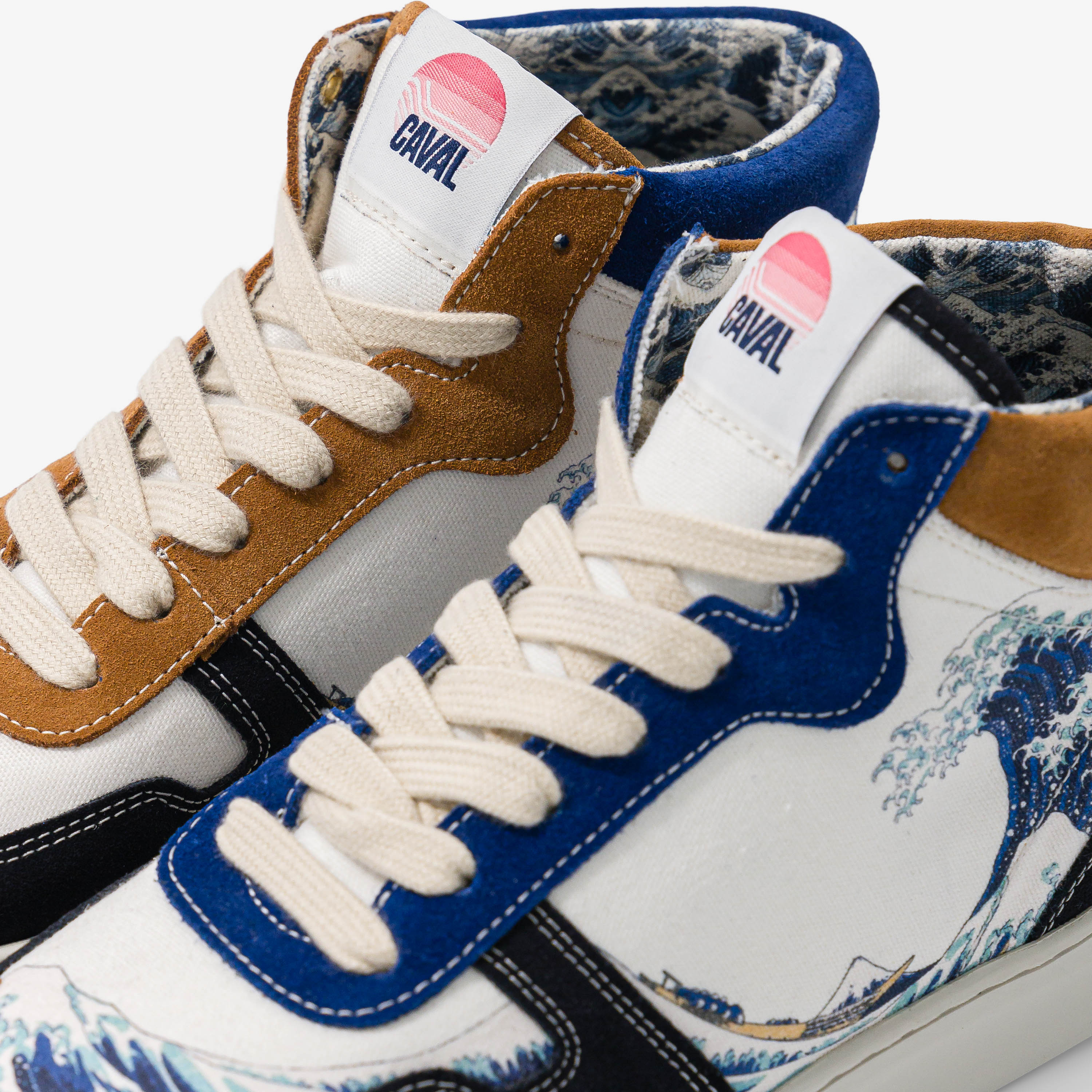 Zapatillas Caval X La Grande Vague De Kanagawa
