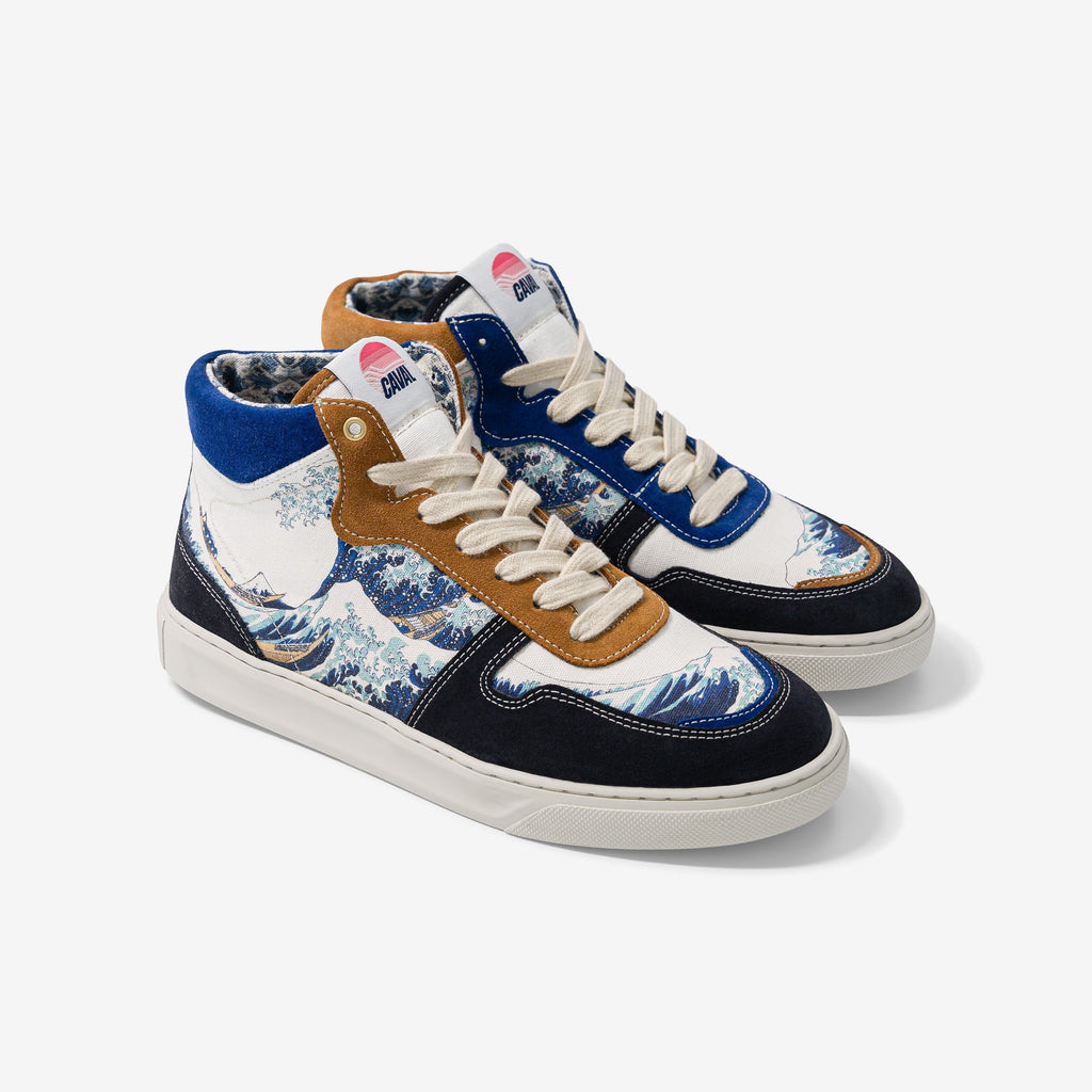 Zapatillas Caval X La Grande Vague De Kanagawa