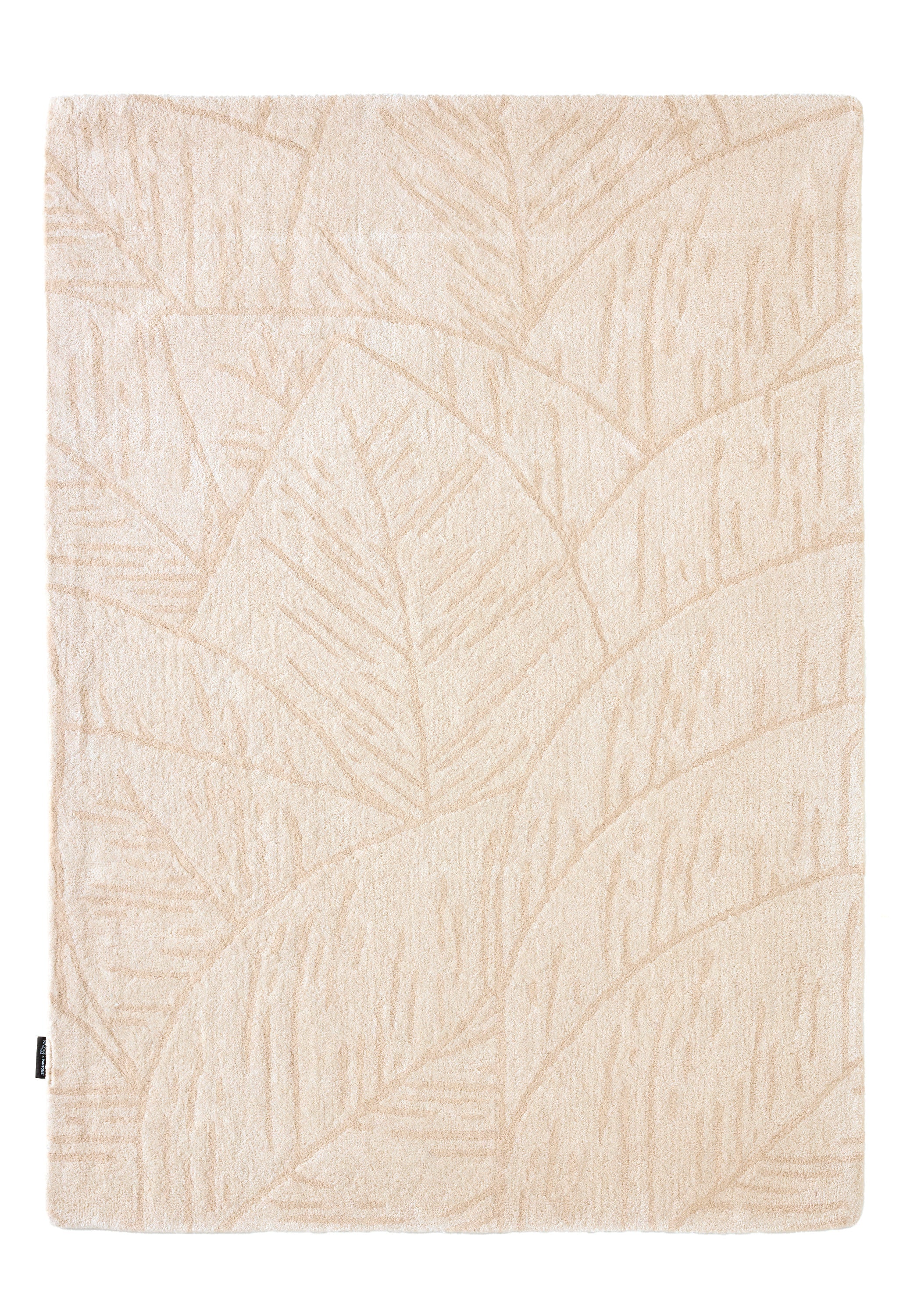 White Cedar – Foliage Wool Rug - Cream White Cedar