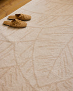 White Cedar – Foliage Wool Rug - Cream White Cedar