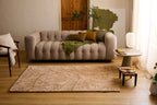 White cedar – Foliage wool rug - brown White cedar