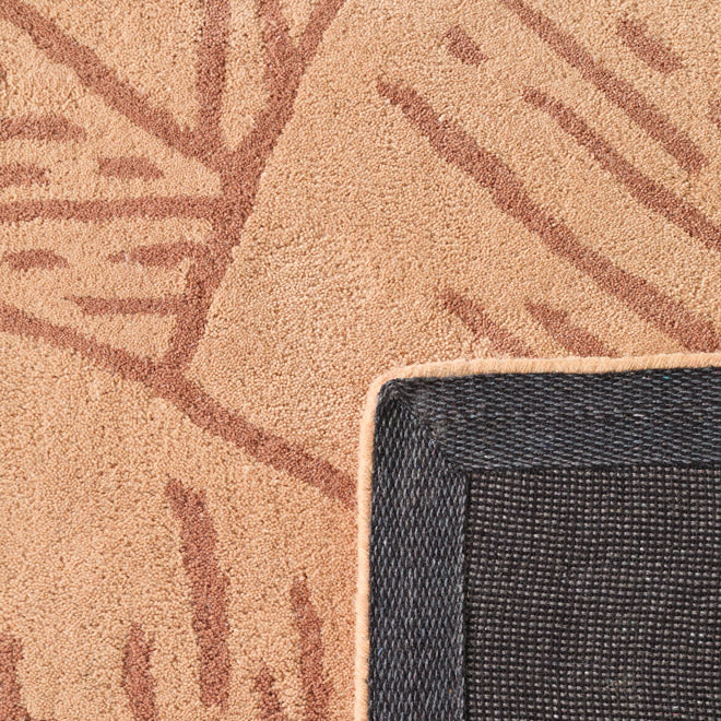 White cedar – Foliage wool rug - brown White cedar