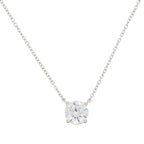 Necklace "Imperial Necklace 1" D1Ct/1 - 750/1000 White Gold