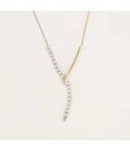 "Celestial Embrace" Necklace - D0.20/20 - Yellow Gold