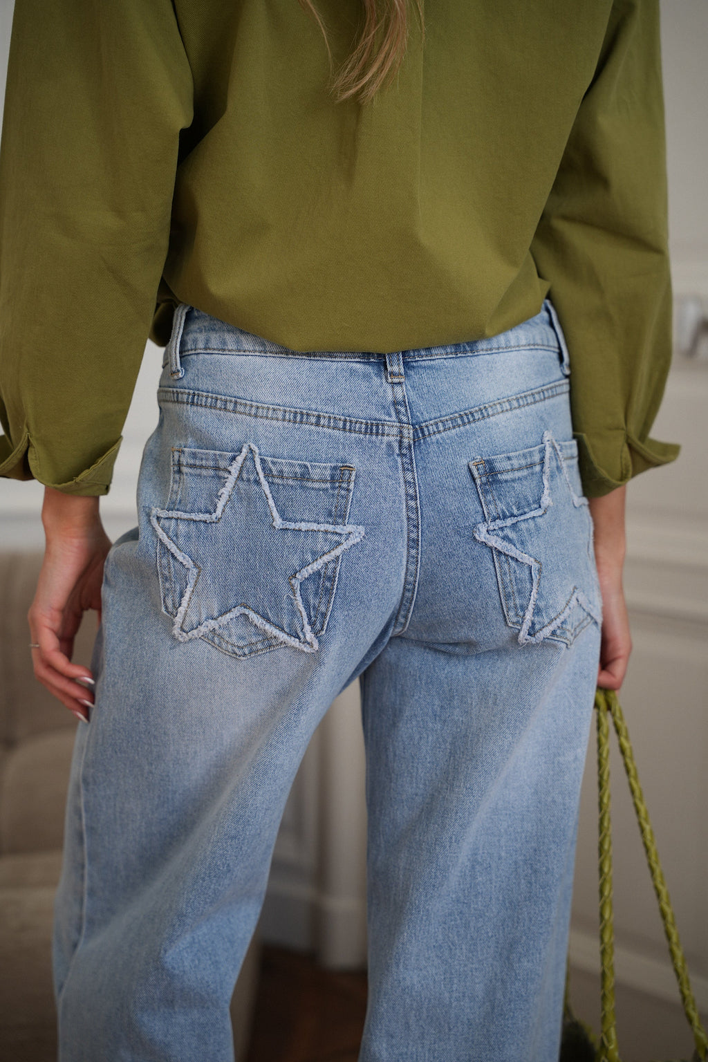 Alane Star Jeans - Blue