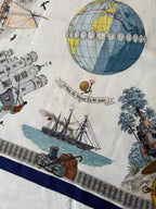 Foulard Hermès – Modèle Le Tour Du Monde En 80 Jours