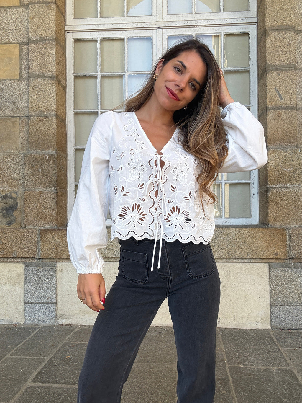 Juliette Embroidered Blouse