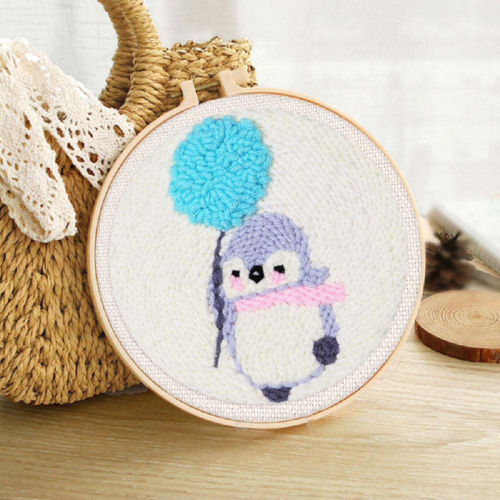 Hedgehog And Balloon Punch Needle