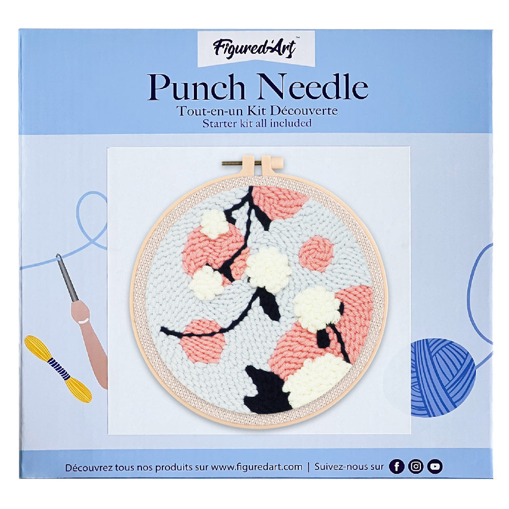 Punch Needle Bolas de Muérdago