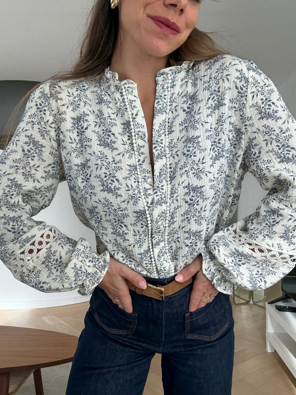 Blusa Emma de flores