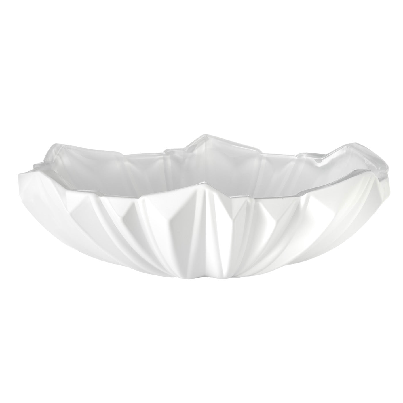 Iceberg - Centre De Table - L. 38 Cm - Blanc