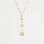 Collier "Mon Étoile" Or Jaune 375/1000 Et Zirconium