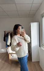 Cardigan Garance Écru