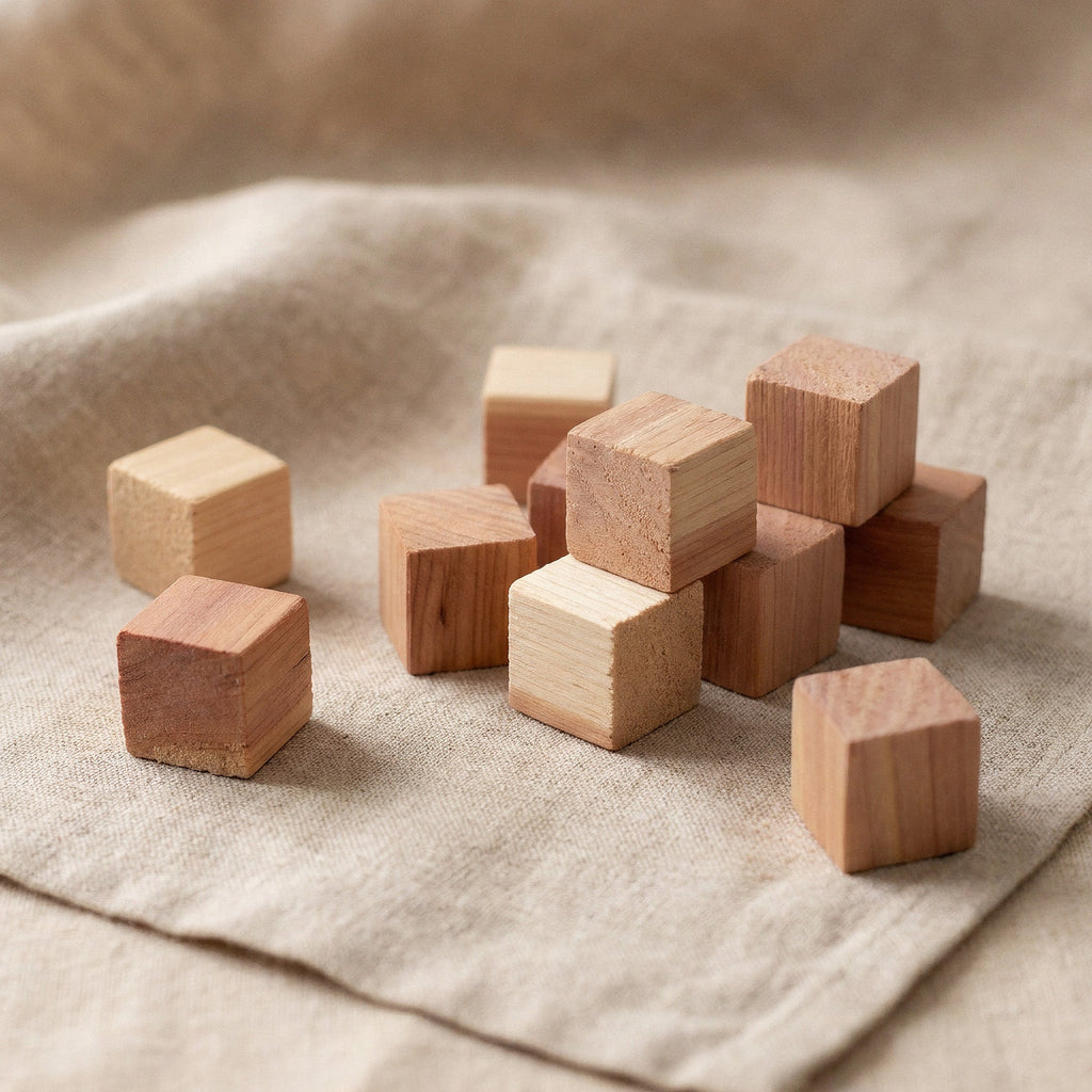 Set 16 Cubi Antitarme - Legno Di Cedro Naturale Oregon