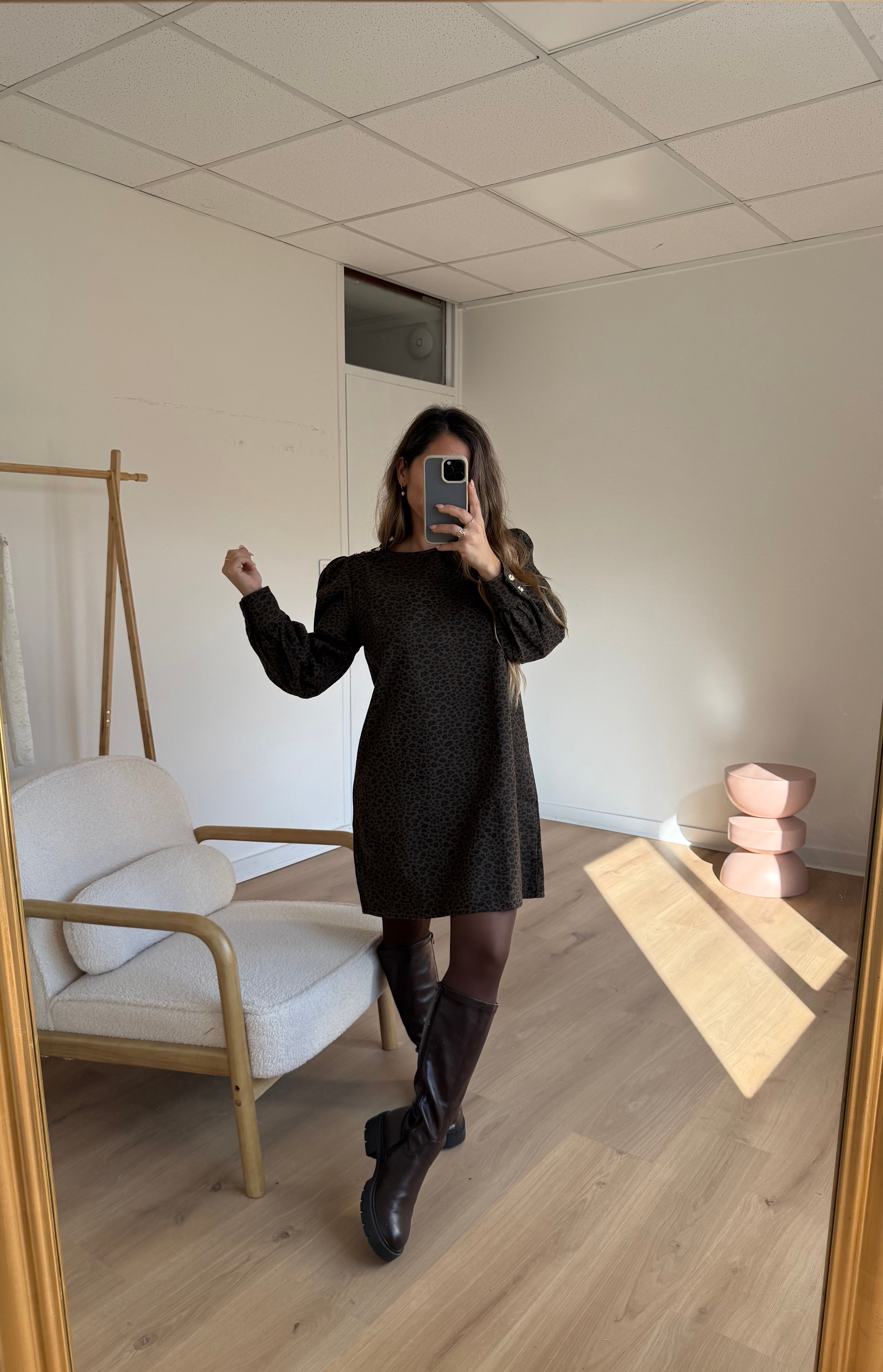 VESTIDO VICTORIA LEOPARDO