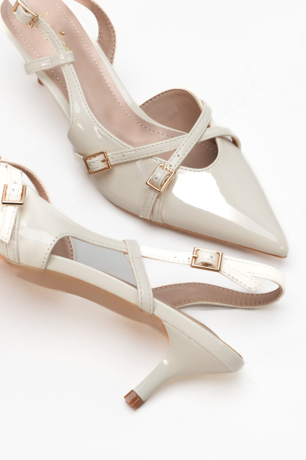 Escarpins Brides Célia - Blanc