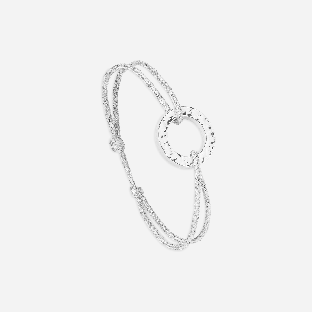 Pulsera Salve - Plateado Purpurina