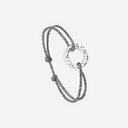 Bracelet Vortex - Gris Anthracite Pailleté