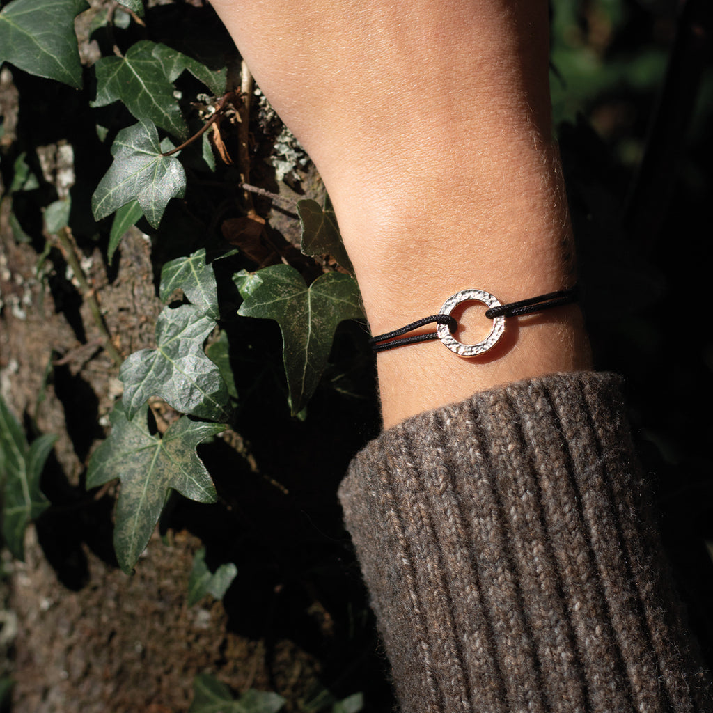 Bracelet Vortex - Gris Anthracite Pailleté