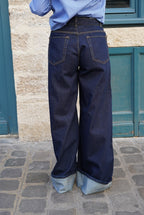Jean Large Eliott Denim Foncé