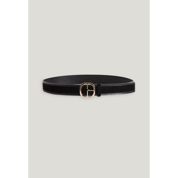 Claudie Pierlot - Ceinture Cuir Suède Noir