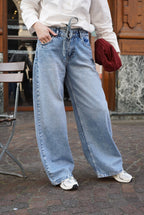 Gus Washed Wide-Leg Jeans