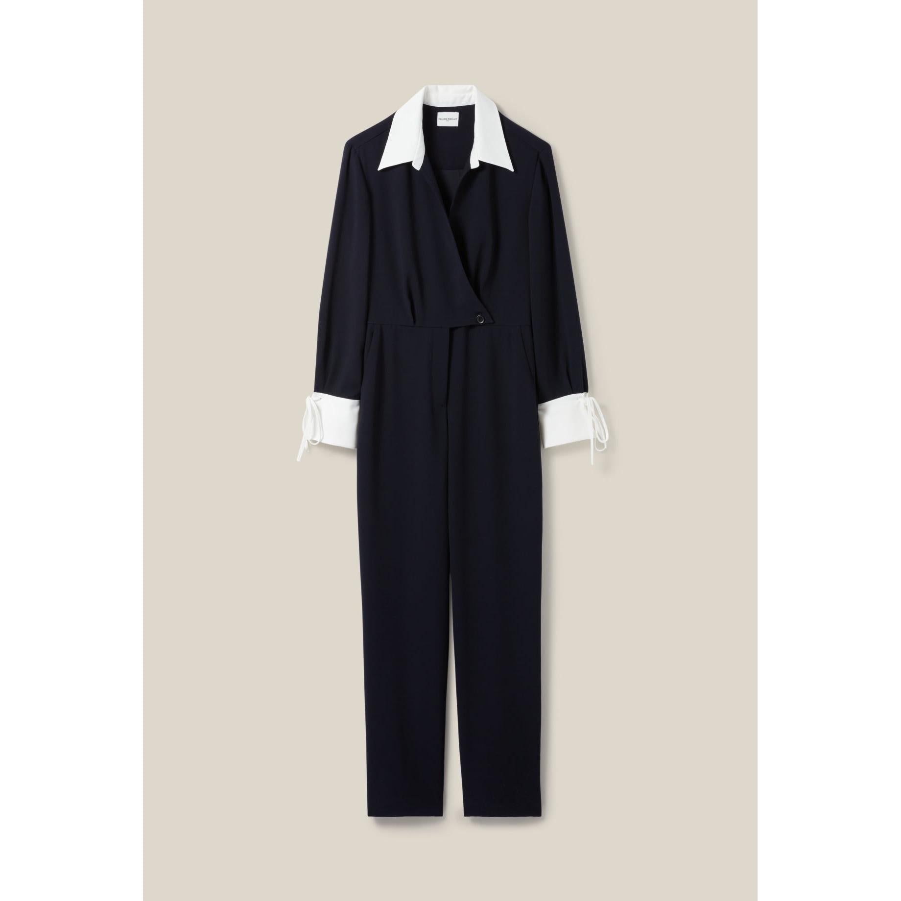 Claudie Pierlot - Combinaison Bi-Matière Marine