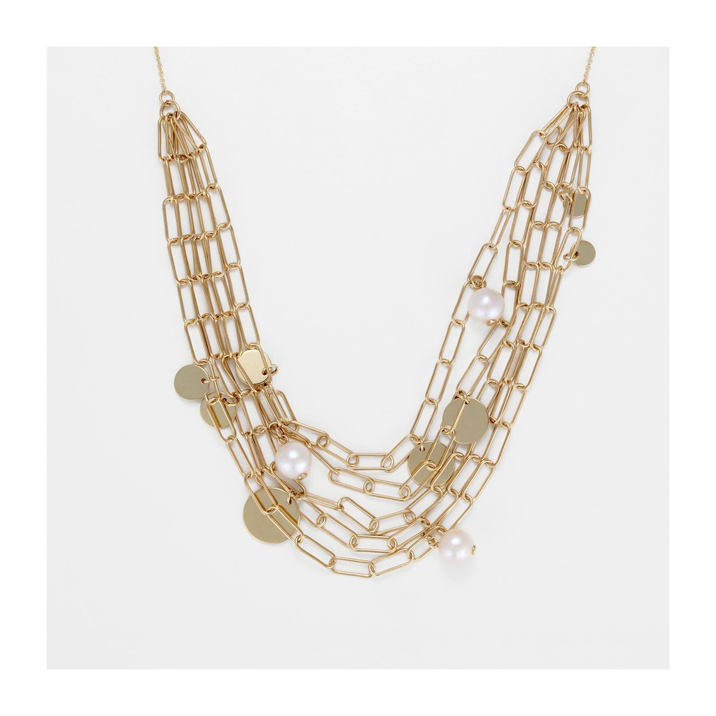 “Cosmos” Necklace 375/1000 Yellow Gold