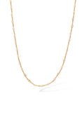 Halsband "Constellation Ovale" gult guld 375/1000 och zirkonia