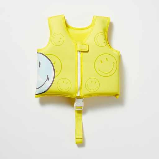 Gilet De Natation Smiley - Jaune