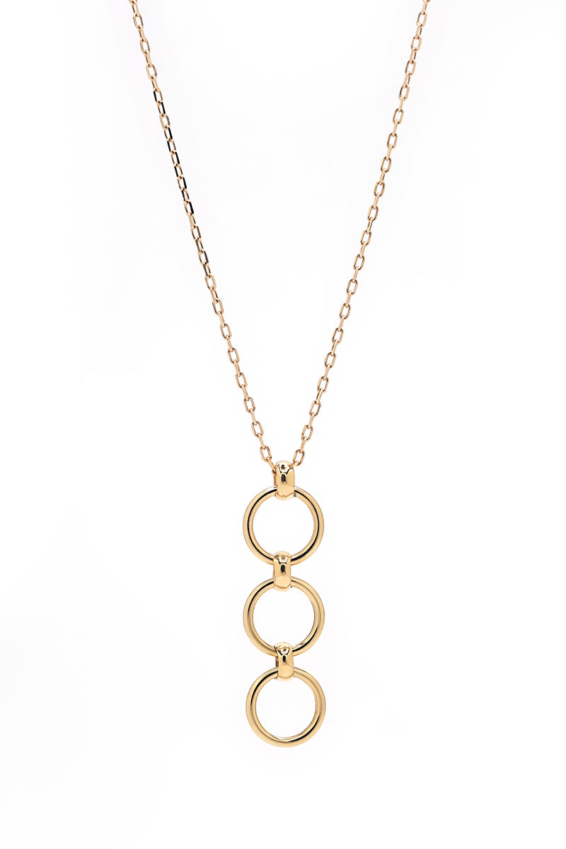 Collier " Sylvia" Or Jaune 375 / 1000