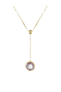 “Jolie Amethe” Necklace 375/1000 Yellow Gold