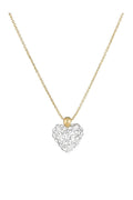 Collar “Coeur De Crystal” Oro amarillo 375/1000 y circonio