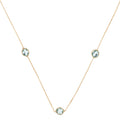 Collier Or & Topaze