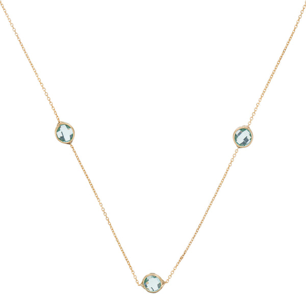 Collier Or & Topaze