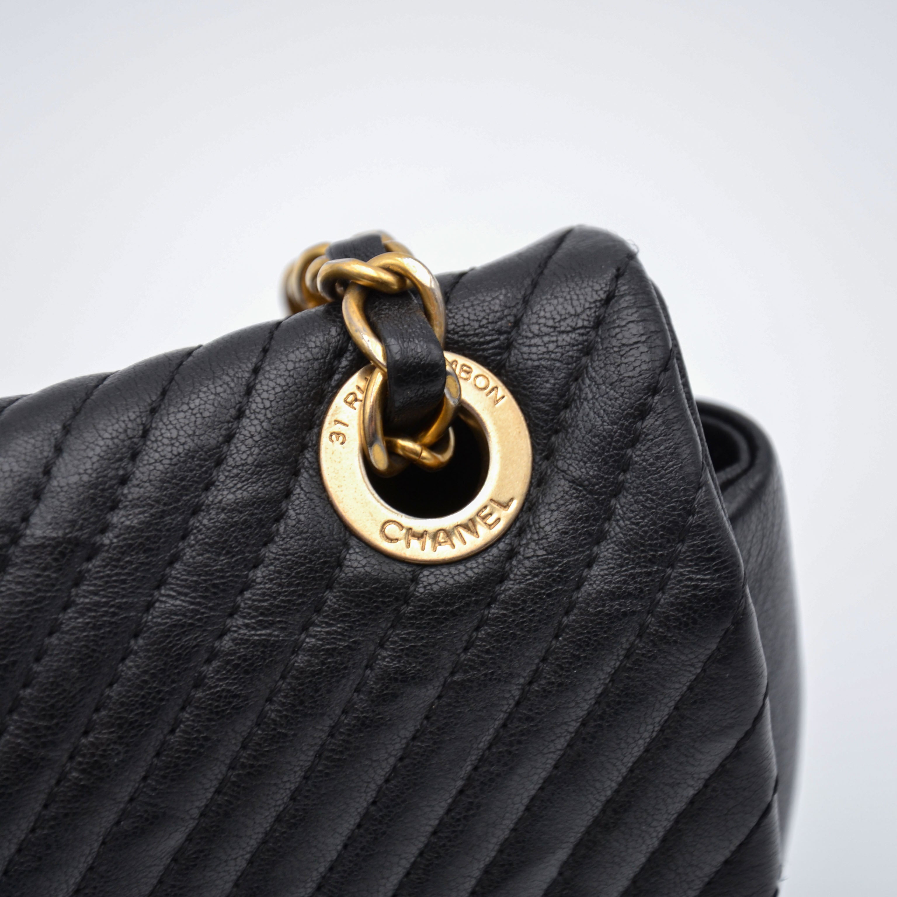 Chanel Timeless Single Flap Chevron