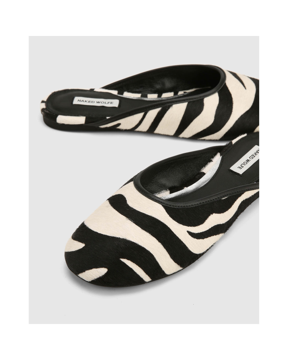 Baleriny Chaos - Czarne/Zebra - Damskie