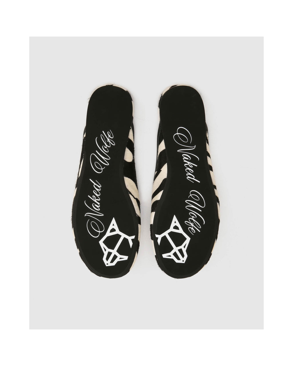 Baleriny Chaos - Czarne/Zebra - Damskie