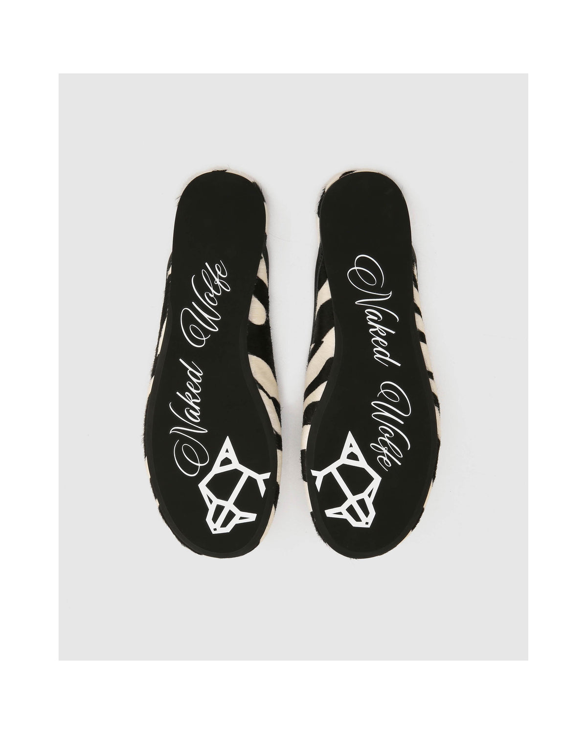 Baleriny Chaos - Czarne/Zebra - Damskie